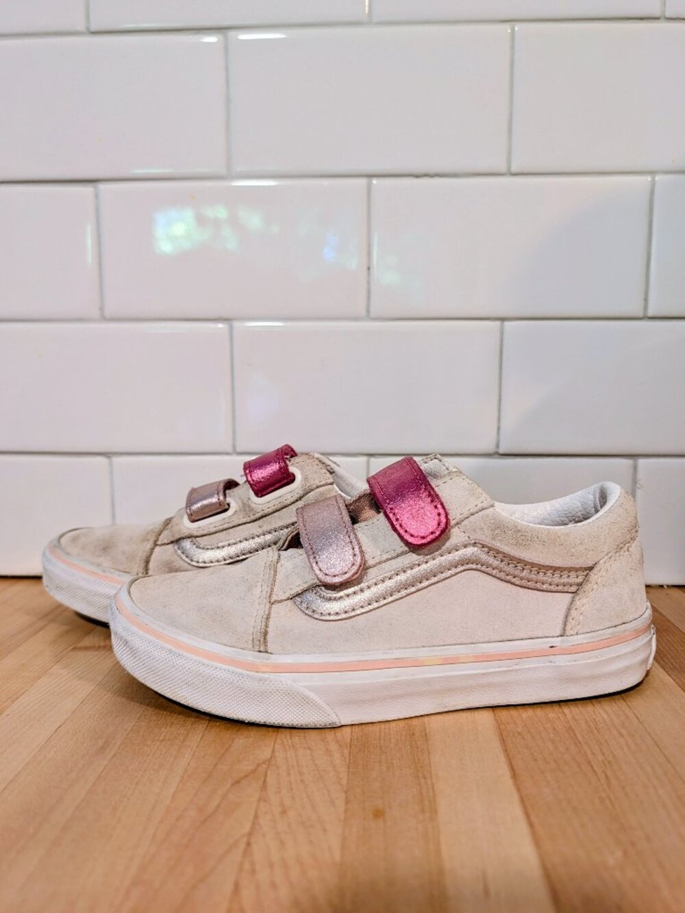 Vans Velcro Sneakers Girls Size 2